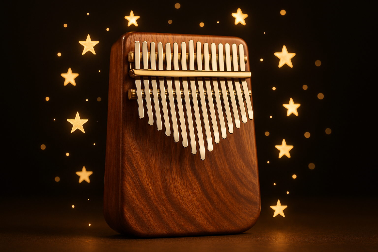 kalimba premium avec etoile autour